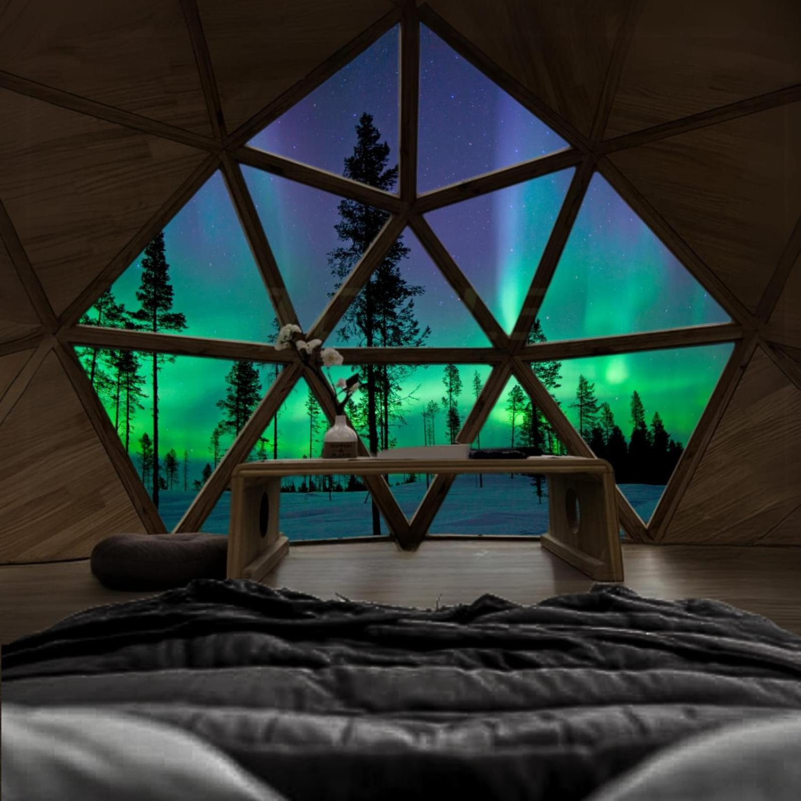 Villa Skog Aurora Igloos à Kalix Extérieur photo